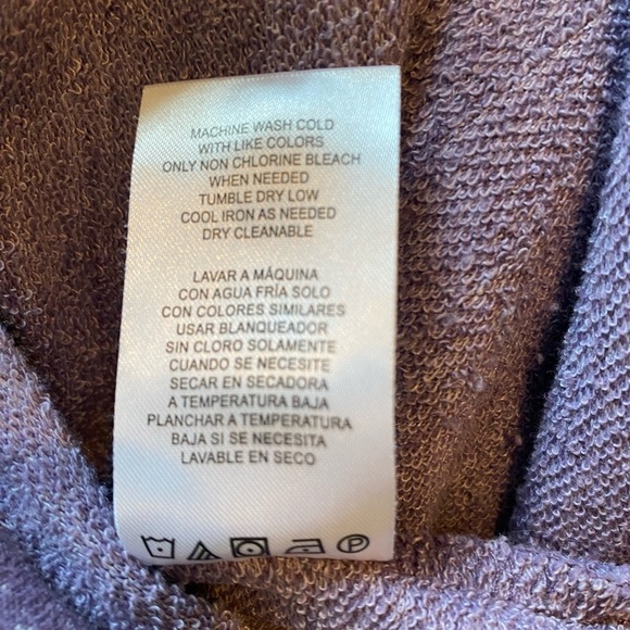 Champion Striped Purple Hoodie Women’s Size L Athletic Casual - Picture 6 of 8